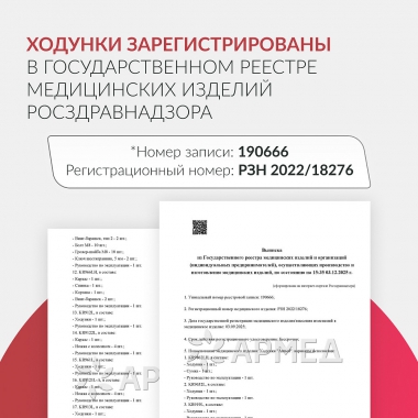 АРМЕД 12832-001 Ходунки инвалидные Армед KR966LH