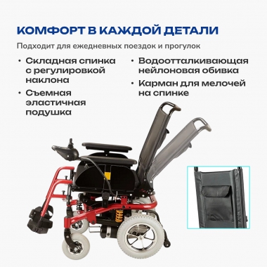 АРМЕД 10866-001 Кресло-коляска для инвалидов Армед JRWD601