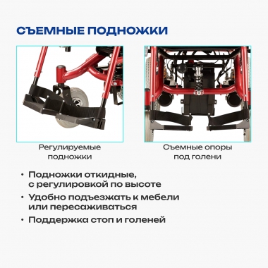 АРМЕД 10866-001 Кресло-коляска для инвалидов Армед JRWD601