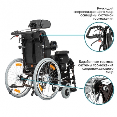 ORTONICA 12619-001 Кресло-коляска для инвалидов Comfort 600