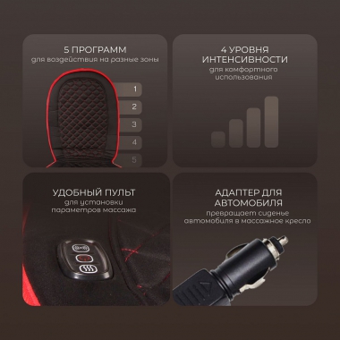 GEZATONE 12473-001 Массажер для тела GEZATONE AMG388, черный