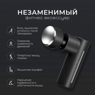 GEZATONE 12470-001 Массажер для тела GEZATONE AMG144, черный