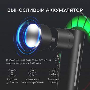 GEZATONE 12470-001 Массажер для тела GEZATONE AMG144, черный