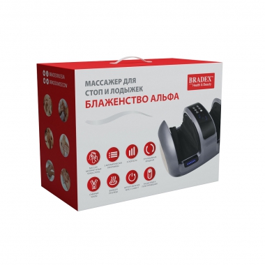 BRADEX 12022-001 Массажер BRADEX БЛАЖЕНСТВО АЛЬФА, графит