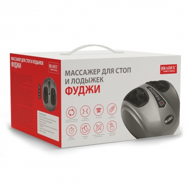 BRADEX 12021-001 Массажер BRADEX ФУДЖИ, серый