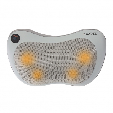 BRADEX 12025-001 Массажная подушка BRADEX ШИАЦУ, серая