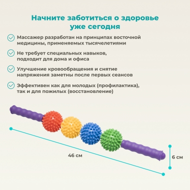 ДЕЛЬТА-ТЕРМ 3603-001 Массажер ДЕЛЬТА-ТЕРМ Супербол