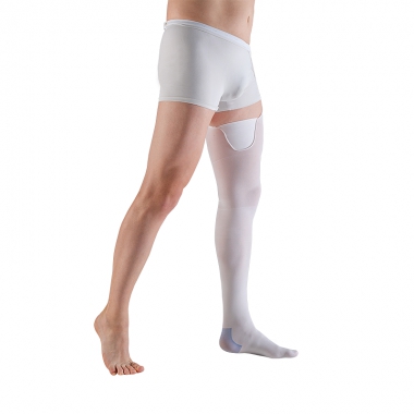 VENOTEKS 3156-003 Компрессионные чулки VENOTEKS Госпитальный ТРОМБО18 (Hospital THROMBO18) 1 класс компрессии, открытый мыс, белые