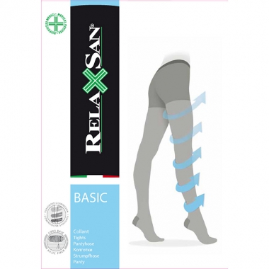 RELAXSAN 7325-003 Компрессионные колготки RELAXSAN Basic 1 класс компрессии, черные