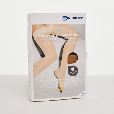 BAUERFEIND 3179-001 Компрессионные гольфы BAUERFEIND VenoTrain discretion 2 класс компрессии, бежевые
