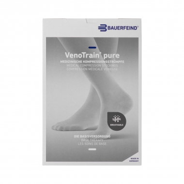 BAUERFEIND 10439-013 Компрессионные чулки BAUERFEIND VenoTrain pure 2 класс компрессии, черные