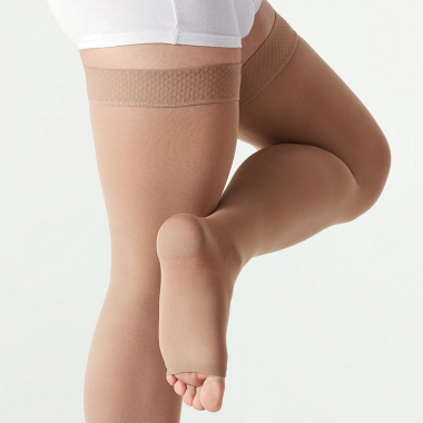 VENOTEKS 9320-004 Компрессионные чулки VENOTEKS Медицинский (Medical) 3 класс компрессии, открытый мыс, бежевые