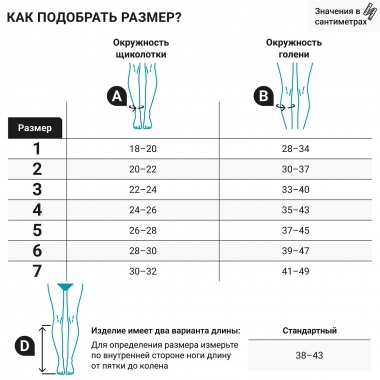 VENOTEKS 9648-001 Компрессионные гольфы VENOTEKS для лечения трофических язв (Ulcer Heal) 3 класс компрессии, серый/бежевые
