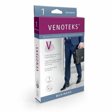 VENOTEKS 3905-002 Компрессионные гольфы VENOTEKS Бизнес (Business) 1 класс компрессии, бежевые