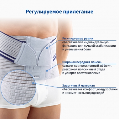 BAUERFEIND 9198-001 Корсет поясничный BAUERFEIND LordoLoc