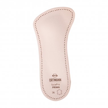ORTMANN 3435-001 Ортопедические кожаные полустельки при продольном плоскостопии II-III степени для узкой модельной обуви ORTMANN Prima