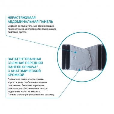 BAUERFEIND 9169-004 Ортез поясничный BAUERFEIND Spinova Stabi Classic
