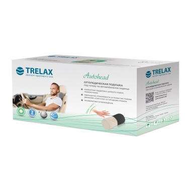 TRELAX 3587-001 Подушка ортопедическая TRELAX Autohead П16, черная