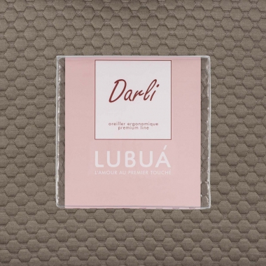 LUBUA 10015-001 Наволочка Для сна LUBUA Darli НП501, мокко