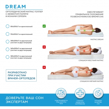 TRELAX 11373-004 Матрас ортопедический TRELAX Dream