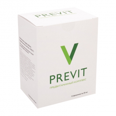 COLLA GEN (Первый живой коллаген) 11149-001 Предвитаминный комплекс PREVIT для микробиоты ЖКТ, 12*25 мл