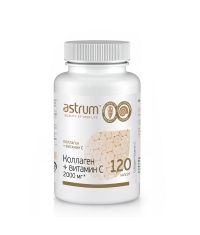 ASTRUM 10617-001 Комплекс «Коллаген + Витамин С» Astrum 2000мг, 120 капсул