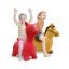 KINERAPY 8371-002 Фигура-тренажер балансировочная KINERAPY RK701 в коричневом чехле, красная